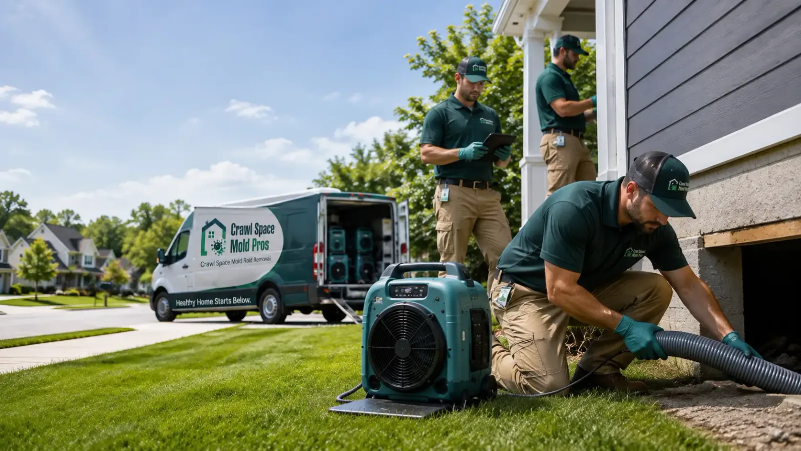 Crawl Space Mold Removal in Howard, PA